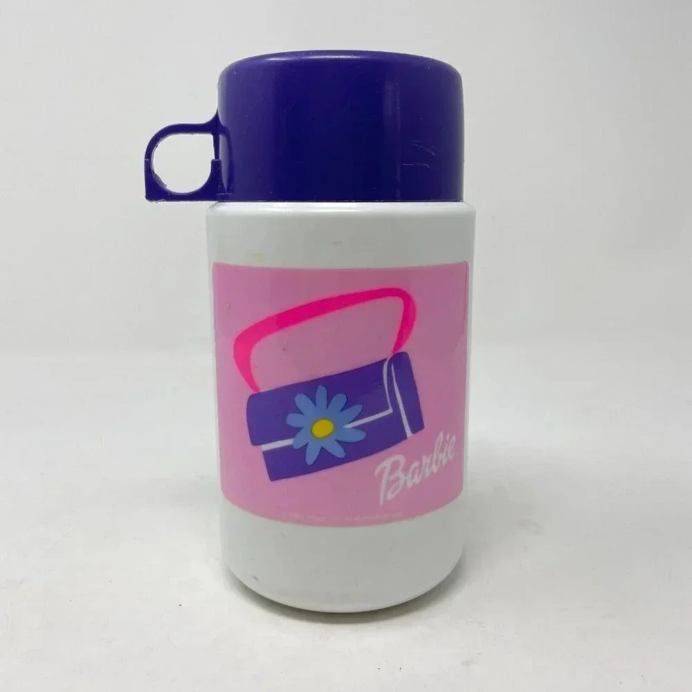 Vintage Barbie‎ Mattel 2001 Thermos Back to School Purple Preowned